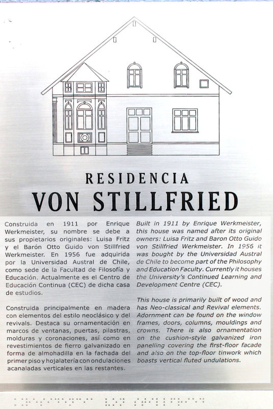 Tafel Casa Stillfried