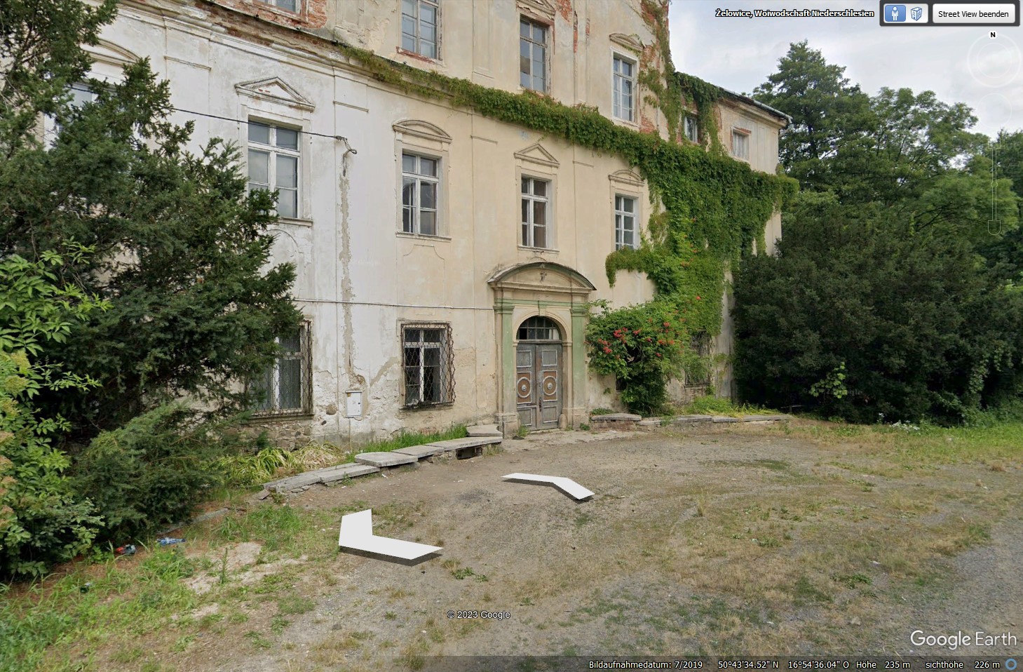 Schloss Silbitz Google Earth