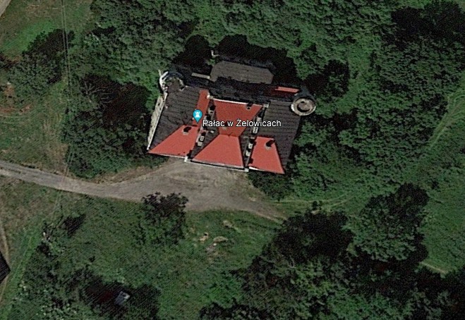 Schloss Silbitz GEarth von oben